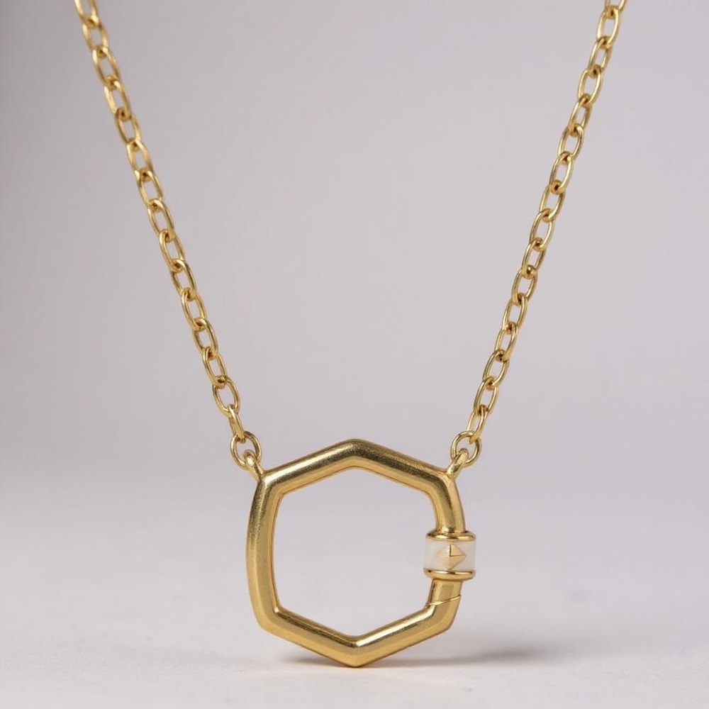 Kendra Scott Davie 18k Gold Vermeil Enamel Pendant Necklace